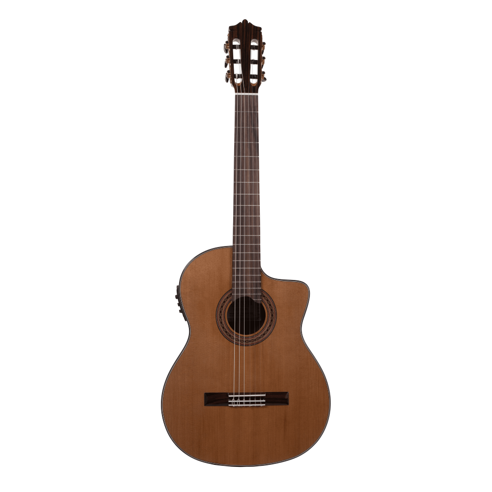 Katoh MCG50CEQ Classical Guitar with Pickup and Solid Top