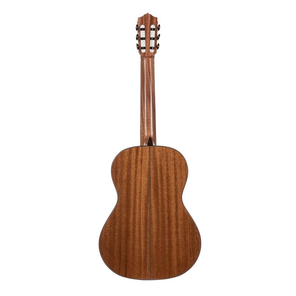 Katoh MCG110S classical acoustic guitar with a wooden body and nylon strings, showcasing its elegant design and traditional craftsmanship.