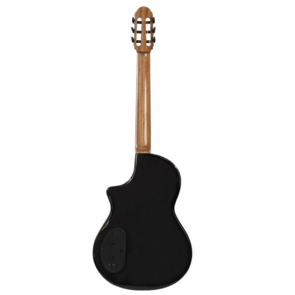 Katoh Hispania A/E Electric Nylon String Guitar in Trans Black