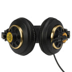 AKG K240s semi-open studio headphones with adjustable headband and cushioned ear cups, designed for professional audio monitoring.