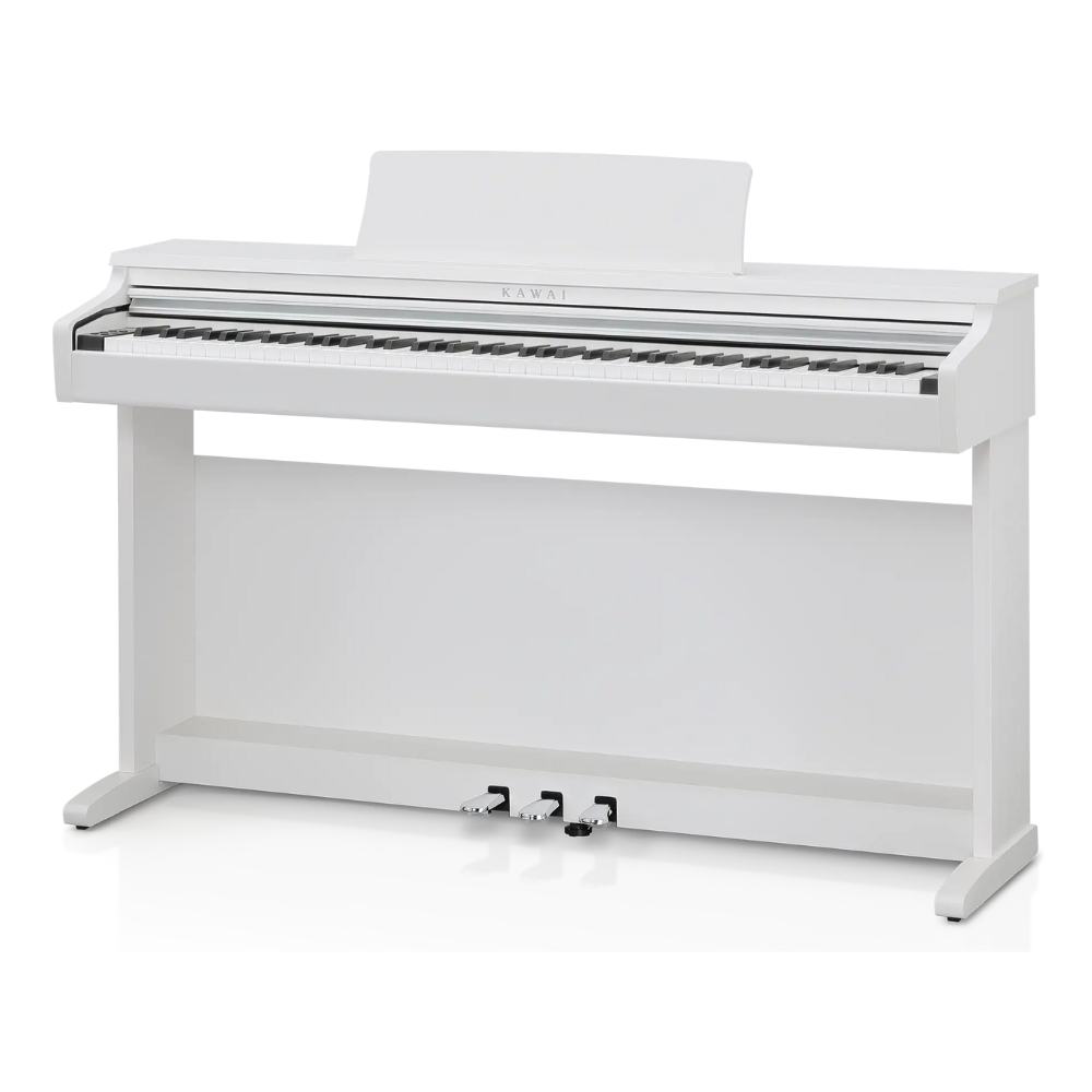 Kawai KDP120 Digital Piano w/Matching Bench - White Satin