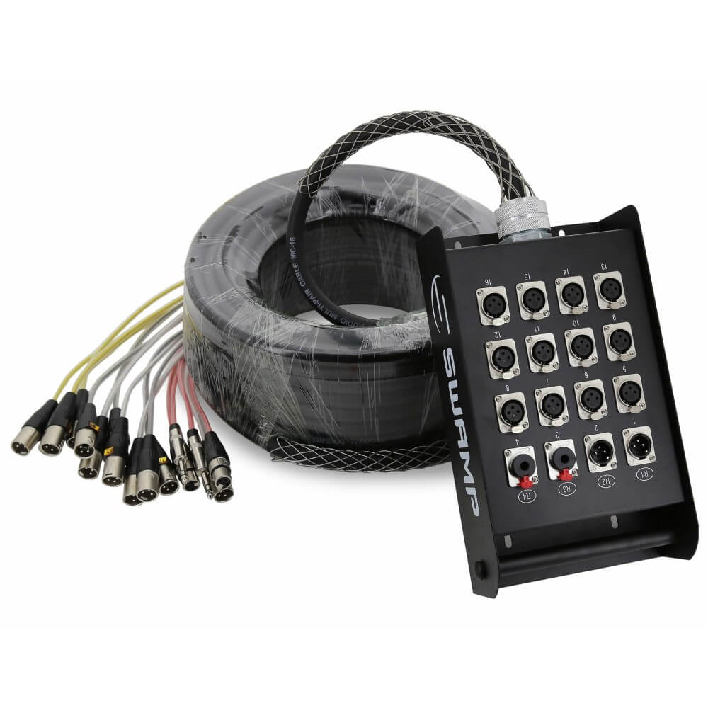 SWAMP 16-Channel Multicore Cable with Stage Box - 20m