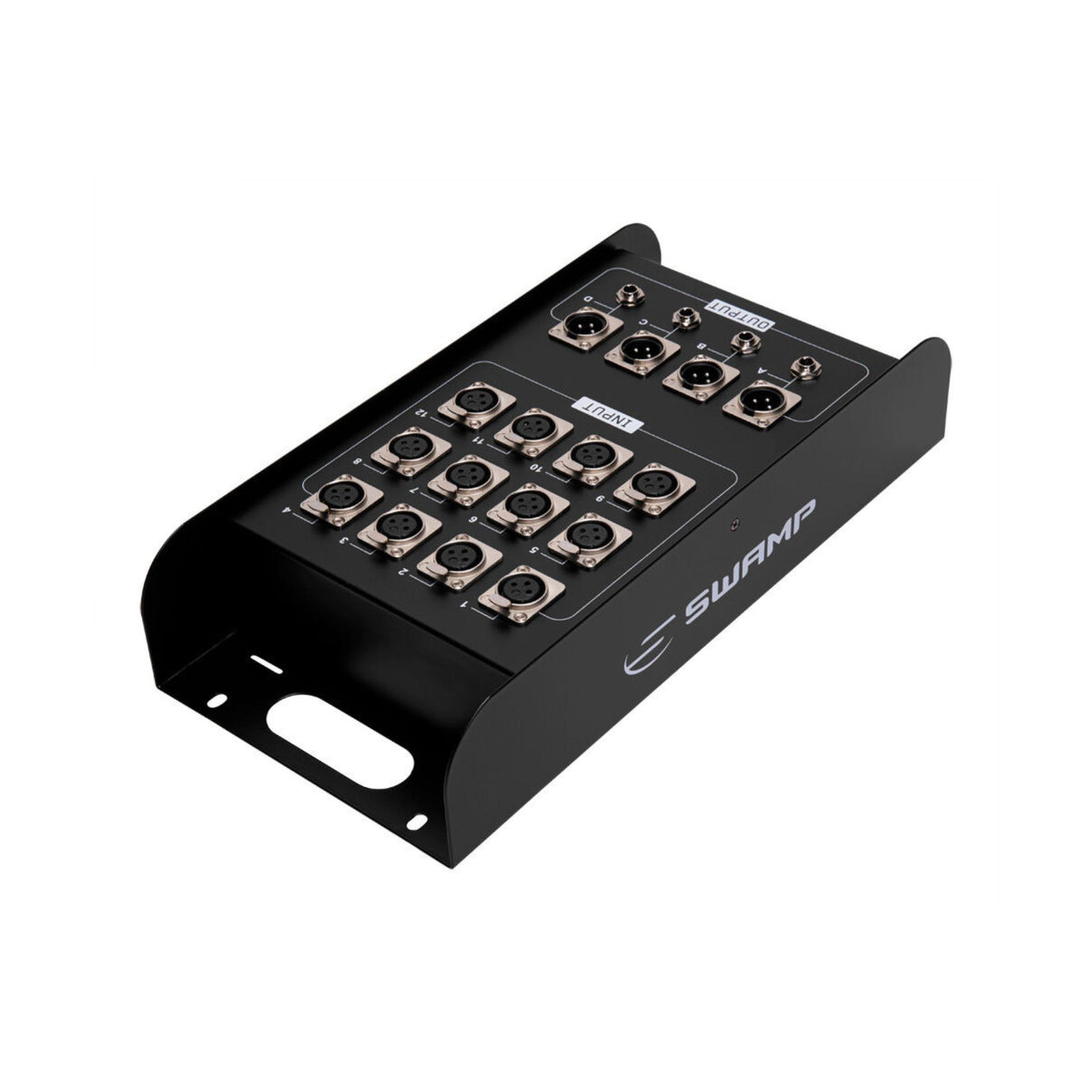 16-channel multicore PA cable with stage box and multi-pin connector, 20m length, by SWAMP Industries.