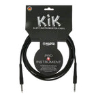 Klotz KIK Guitar Cable 3m (10ft) - Black/Nickel Connectors