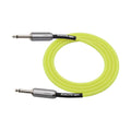 Kirlin KIMGE-221YE-10 10FT Glow in the Dark Guitar Cable - Yellow