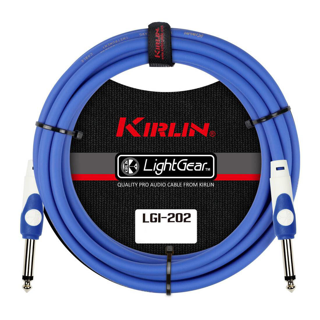Kirlin 20FT Blue Guitar Cable