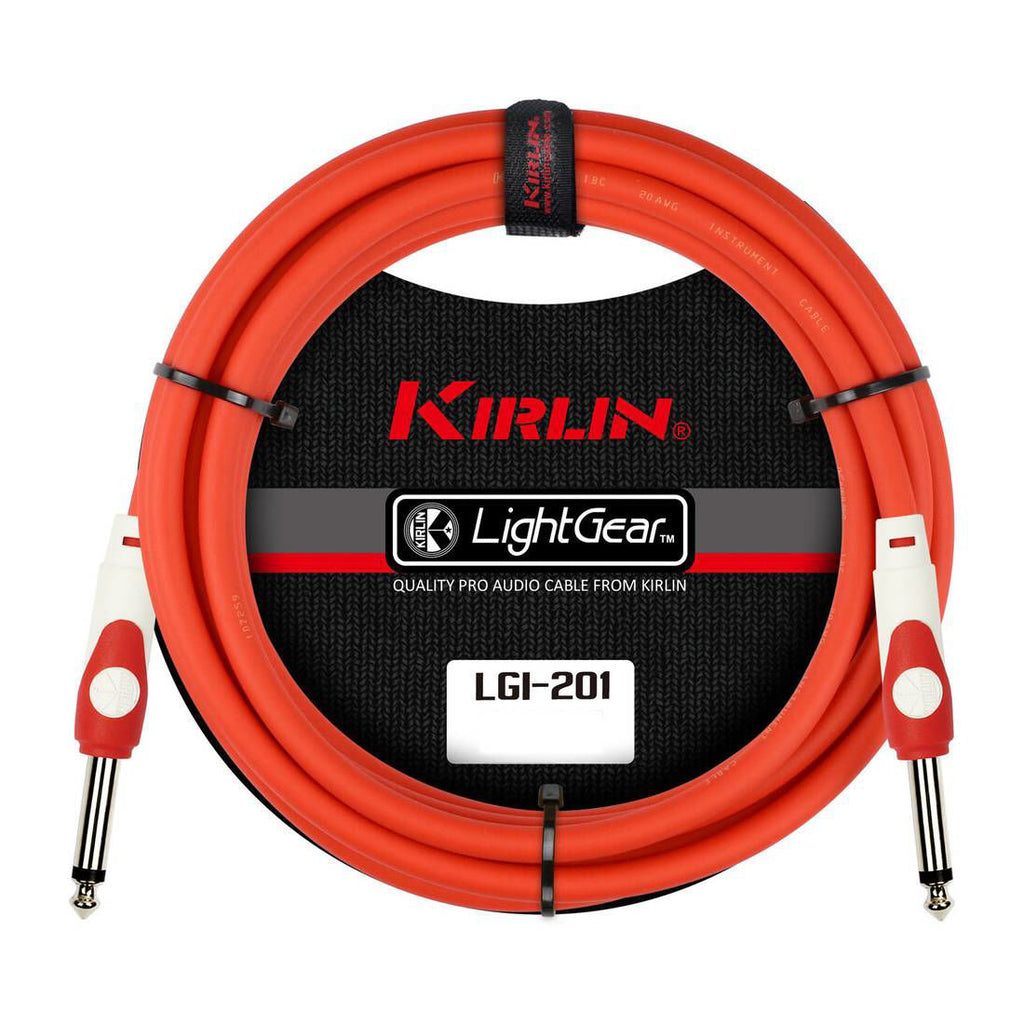 Kirlin 20ft Red Guitar Cable