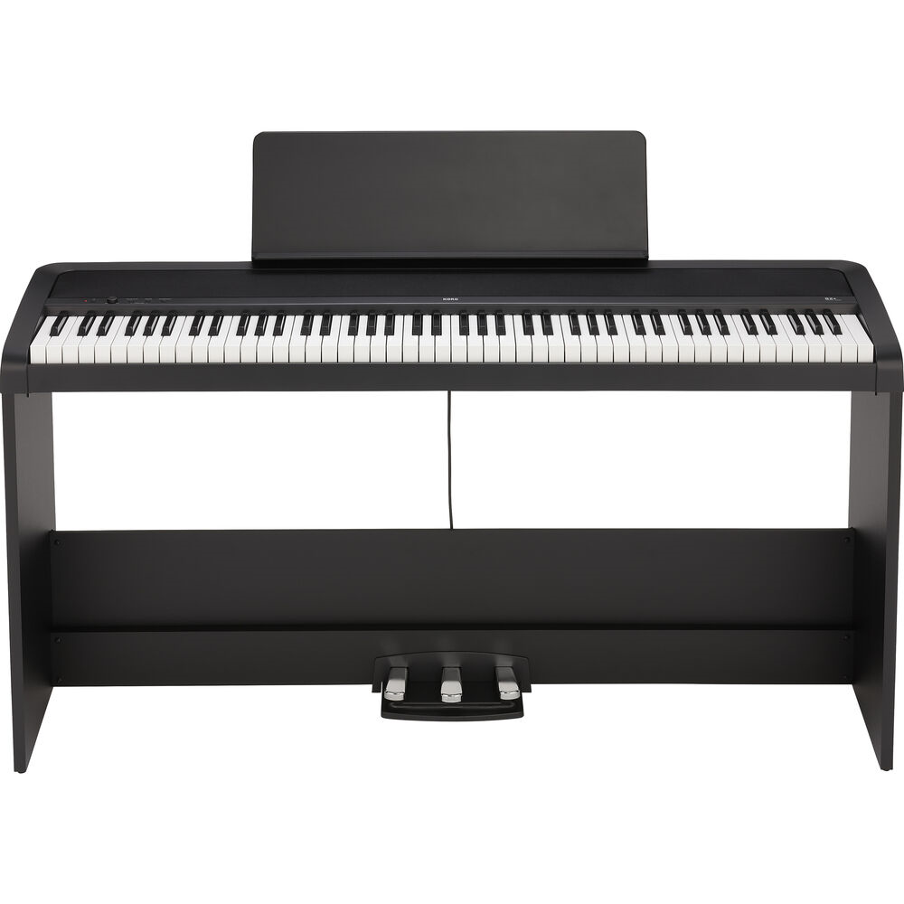 Korg B2 Plus 88 Note Weighted Digital Piano With Stand Pack - Black