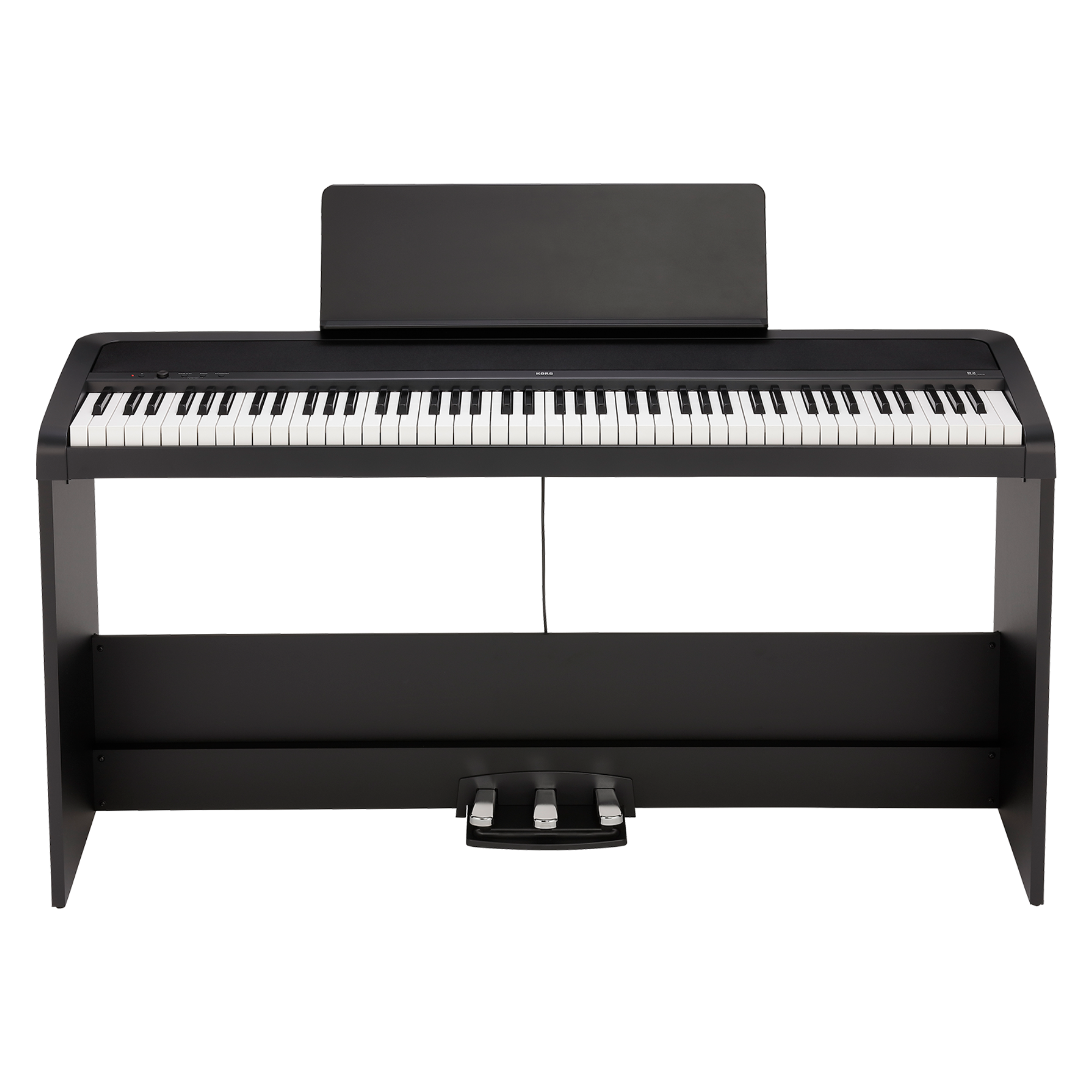 Korg CONCERT Series B2SP 88-Key Digital Piano with Stand and Pedals - Black