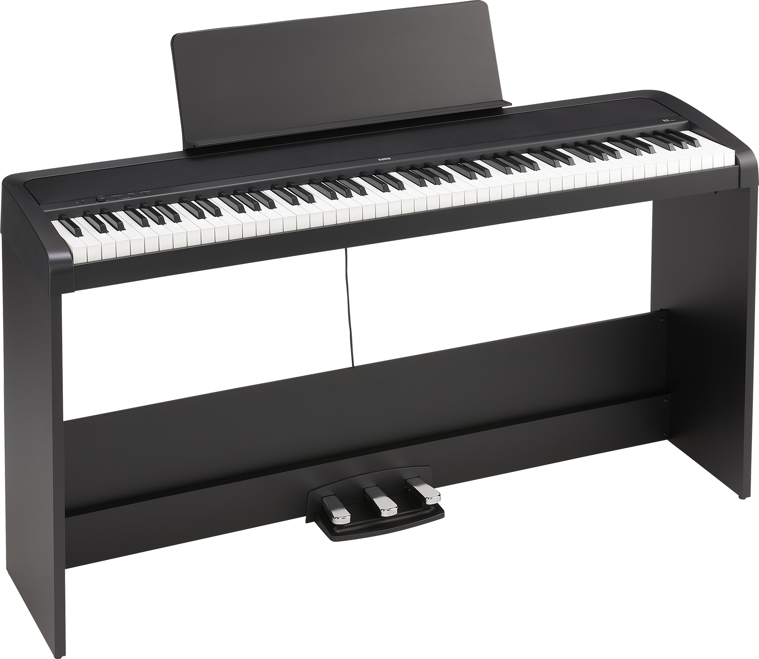 Korg CONCERT Series B2SP 88-Key Digital Piano with Stand and Pedals - Black