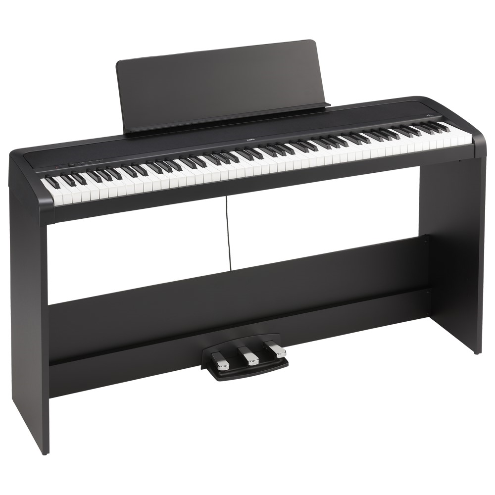 Korg CONCERT Series B2SP 88-Key Digital Piano with Stand and Pedals - Black