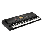 Black Korg EK-50L Entertainer Limitless Stage & Performance Keyboard with multiple controls and digital display, perfect for live performances.
