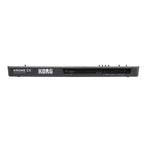 Korg Krome EX 61-key workstation synthesizer with control knobs and keyboard, ideal for music production and live performance.