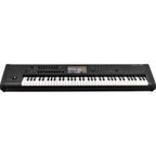 KORG KRONOS 3 music workstation featuring 73 weighted hammer action keys in a sleek design.