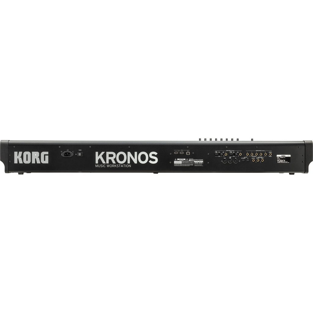KORG KRONOS 3 music workstation with 73 weighted hammer action keys displayed from an angled view.