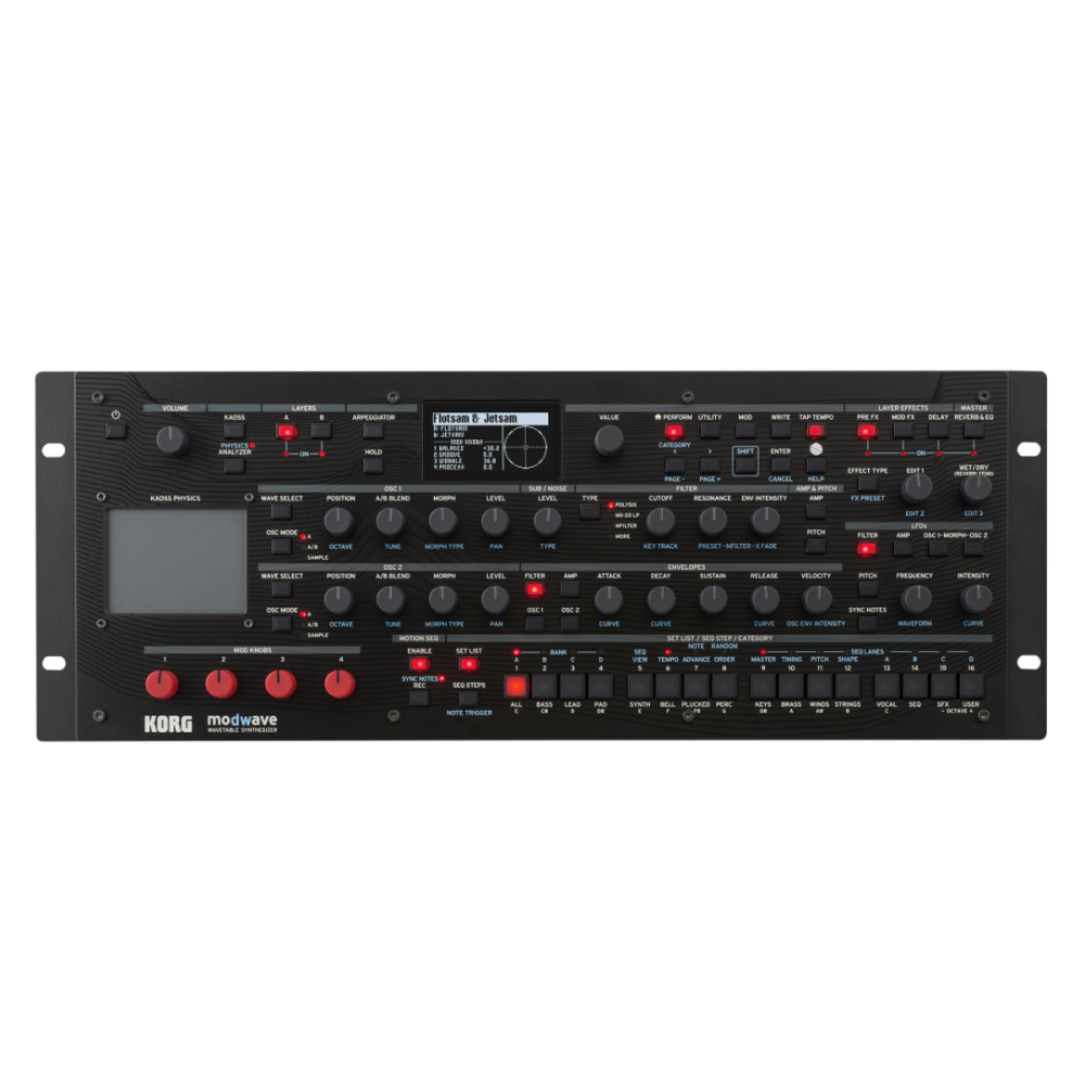 Korg modwave Wavetable Synthesizer Rack Mount Module