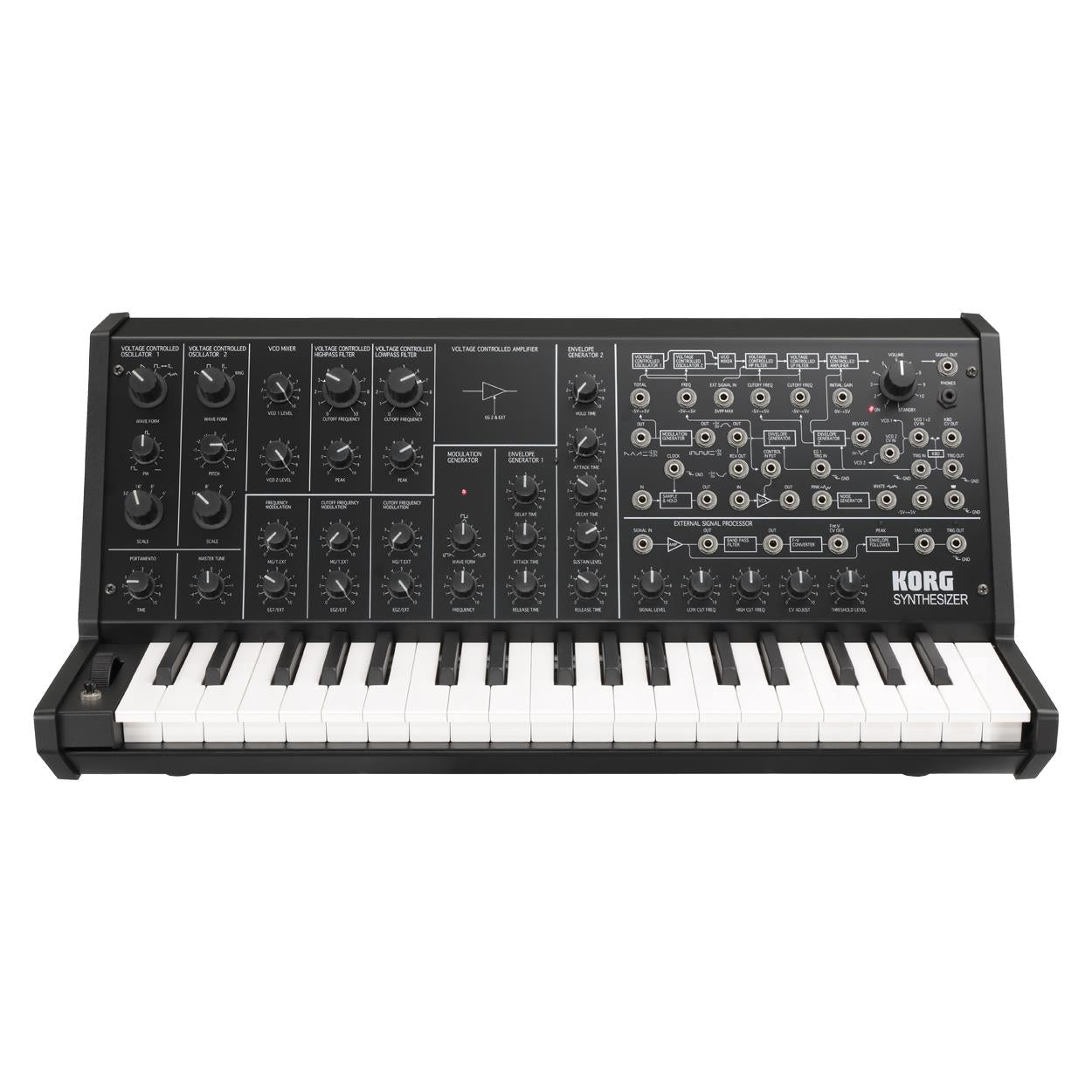 Korg MS20 Mini 37-Key Analogue Semi-Modular Synthesizer