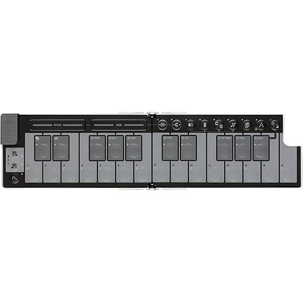 Korg Nanokey Fold 25 Key Foldable Midi Keyboard - White