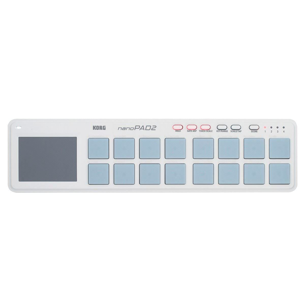 Korg nanoPAD2 Slim-line USB Controller (White)