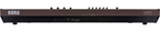 Black Korg opsix SE 61-note synthesizer keyboard with case, showing the front panel and controls.