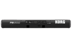 Korg PA600 professional arranger keyboard with multiple control knobs and a large display, designed for stage and performance use.