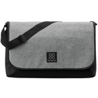 Korg Sequenz padded messenger bag for medium-size synthesizers and controllers, featuring durable fabric and adjustable strap.