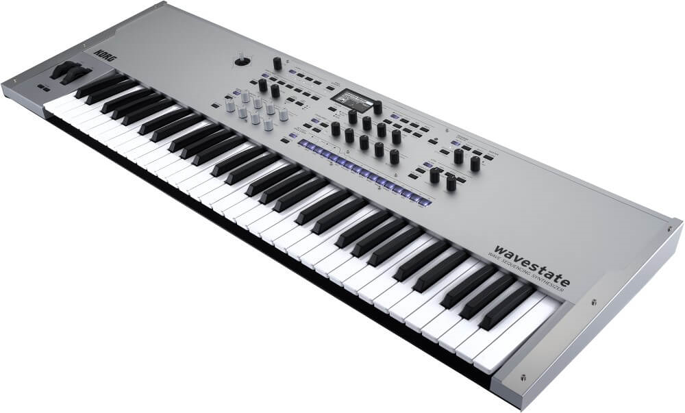 Korg Limited Edition Wavestate SE 61-Note Digital Wave Sequencing Synthesizer with Case - Platinum
