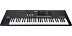 Korg Wavestate SE 61-note digital synthesizer keyboard with case, featuring wave sequencing and black finish.
