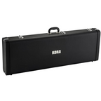Korg Wavestate SE 61-note digital synthesizer keyboard with case, featuring wave sequencing and black finish.
