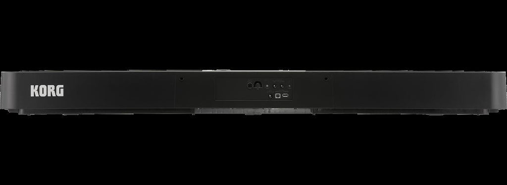 Korg XE20 Digital Ensemble Piano with a sleek design, featuring a variety of keys and controls for stage performance.
