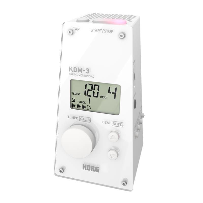 Korg KDM3 Digital Metronome, White