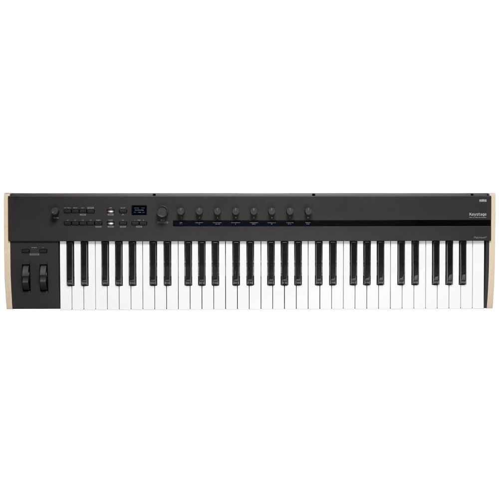 Korg Keystage 61-Key Poly Aftertouch MIDI Keyboard Controller