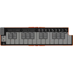 Korg Nanokey Fold 25 Key Foldable Midi Keyboard - Lava Orange
