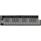 Korg Nanokey Fold 25 Key Foldable Midi Keyboard - Sand Beige