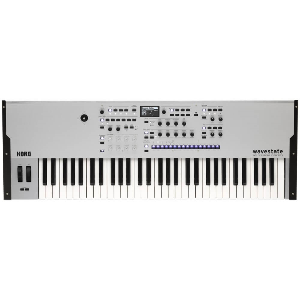 Korg Limited Edition Wavestate SE 61-Note Digital Wave Sequencing Synthesizer with Case - Platinum