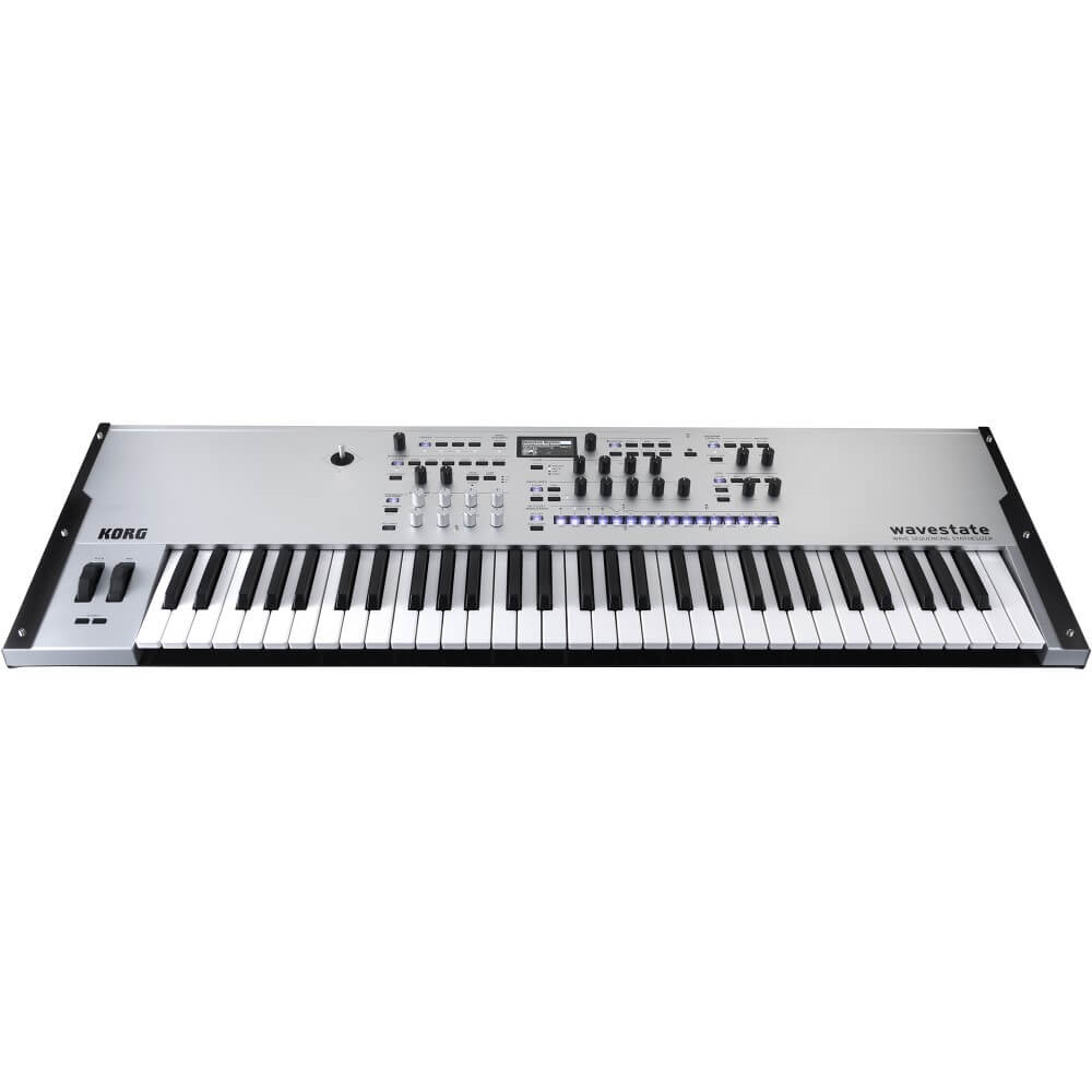 Korg Limited Edition Wavestate SE 61-Note Digital Wave Sequencing Synthesizer with Case - Platinum