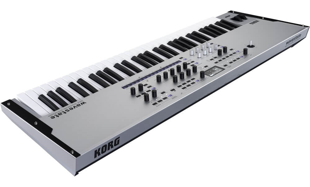 Korg Limited Edition Wavestate SE 61-Note Digital Wave Sequencing Synthesizer with Case - Platinum
