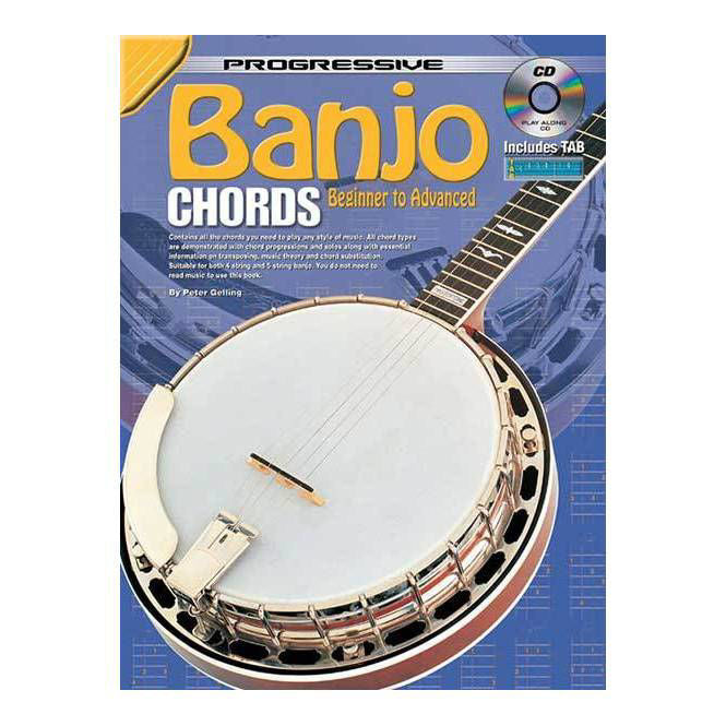 Progressive KPBJCCP Banjo Chords Book & CD - 69379