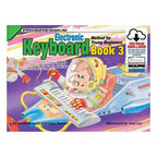 Progressive KPYE3X Keyboard Method Book 3 for Young Beginners with online media, featuring colorful piano exercises.