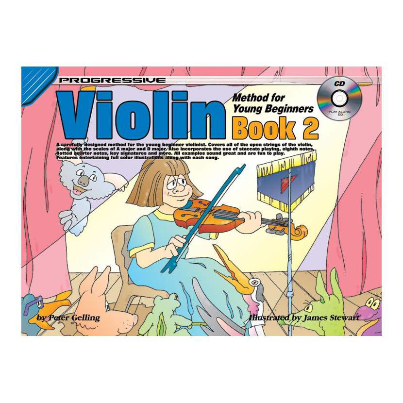Progressive KPYV2CP Young Beginner Violin Book 2 and CD - 69203