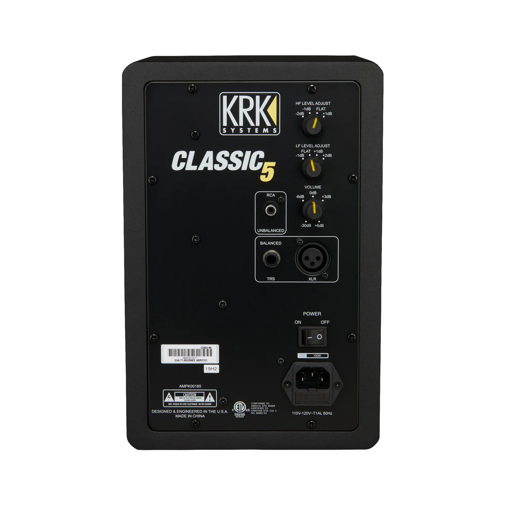 KRK Classic 5 Studio Monitor Speakers - Pair