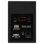 KRK Rokit RP5G5 5th Gen studio monitor speaker in black, showing the front view with grille and control panel.