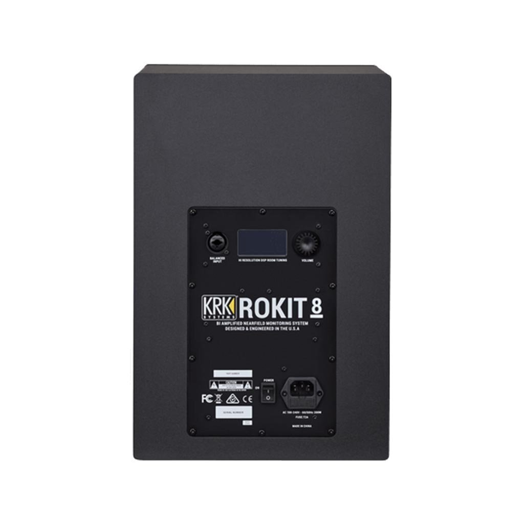 KRK Rokit RP8G4 8 inch Studio Monitor Speaker - Single - Black