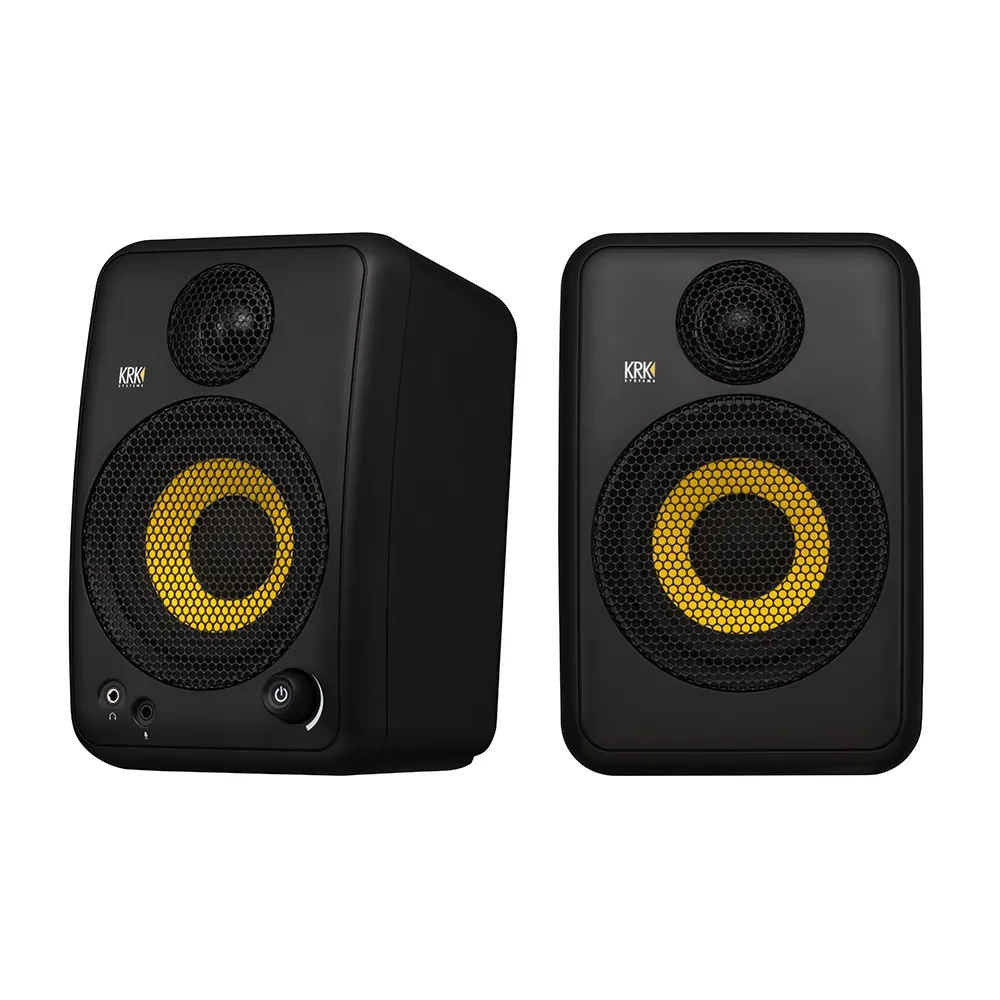 KRK Go Aux Portable 4 Studio Monitors with Measurement Microphone - Pair