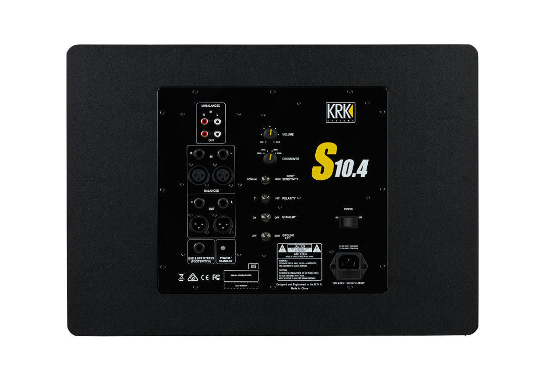 KRK S10.4 Pro 10 Powered Studio Subwoofer