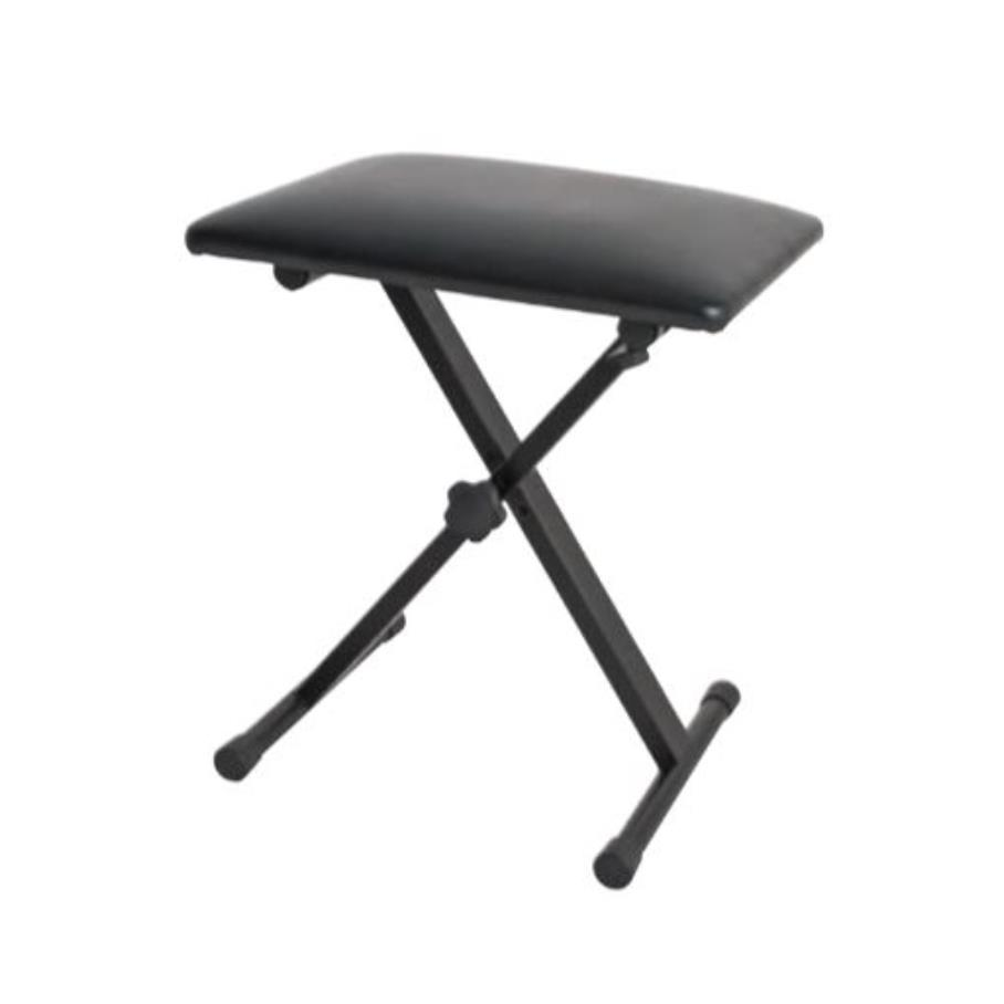 Xtreme KT139 small keyboard bench with padded seat and adjustable height for comfortable keyboard playing.
