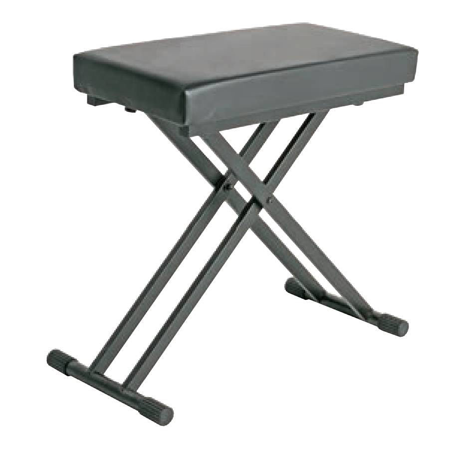 Xtreme KT142 Pro height adjustable keyboard stand with padded surface for comfortable music or typing sessions.