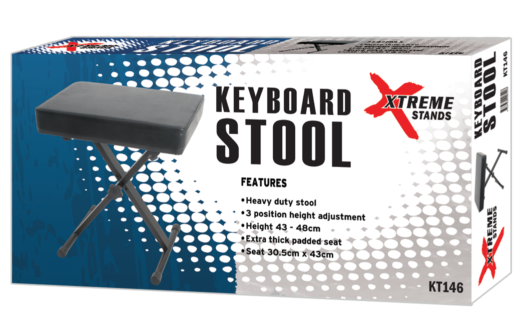 Xtreme KT146 Heavy Duty Keyboard Stool