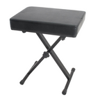 Xtreme KT146 keyboard stool with adjustable height and padded seat, designed for comfortable seating during music or keyboard practice.