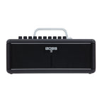 BOSS Katana Air wireless guitar amplifier with 30-watt power, compact design, and control panel visible.